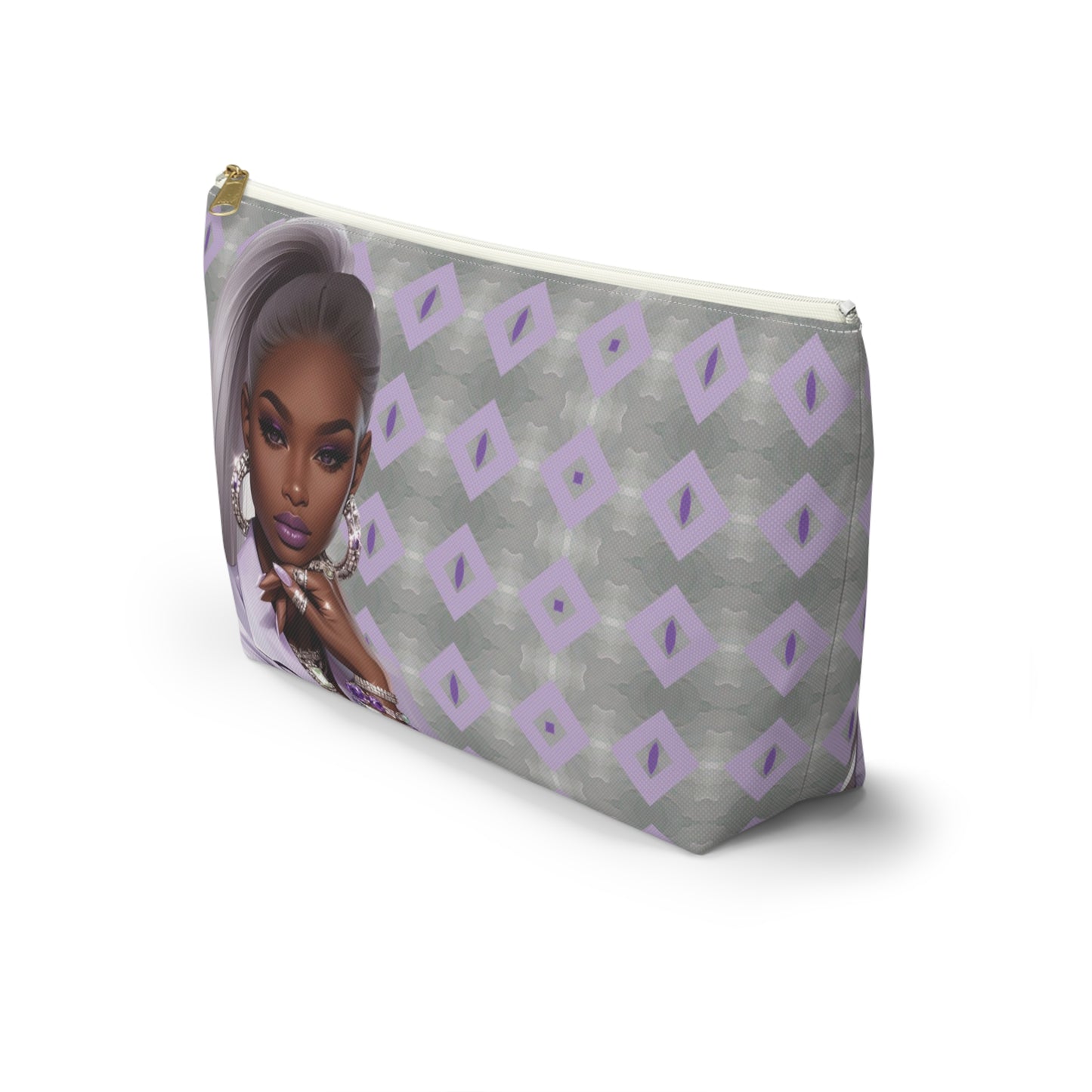 Silver Fox Cosmetic/Accessory Pouch