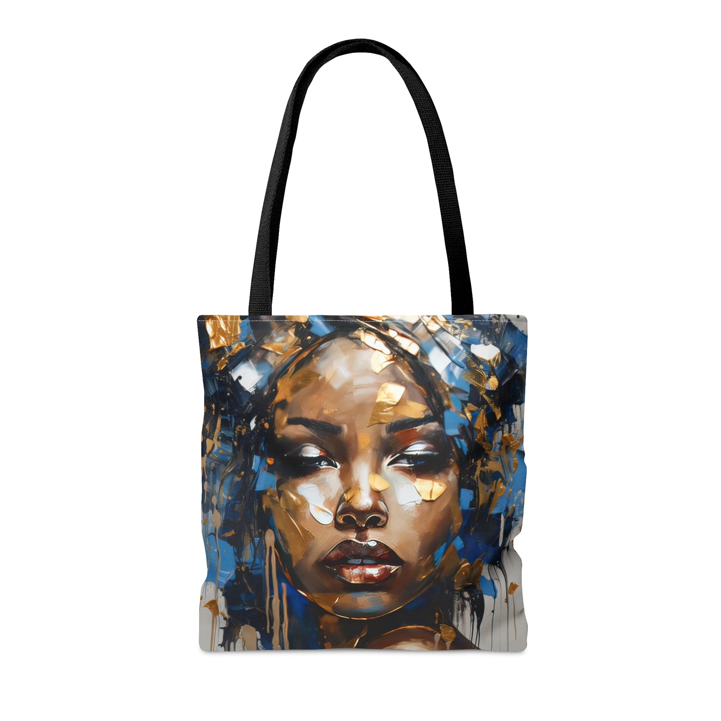 Abstract in Blue Tote Bag