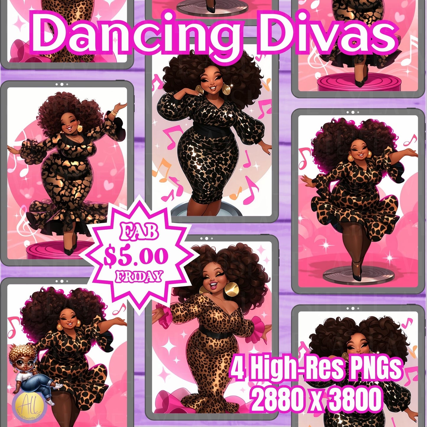 Dancing Divas Journal Cover Bundle | F5F1025-5