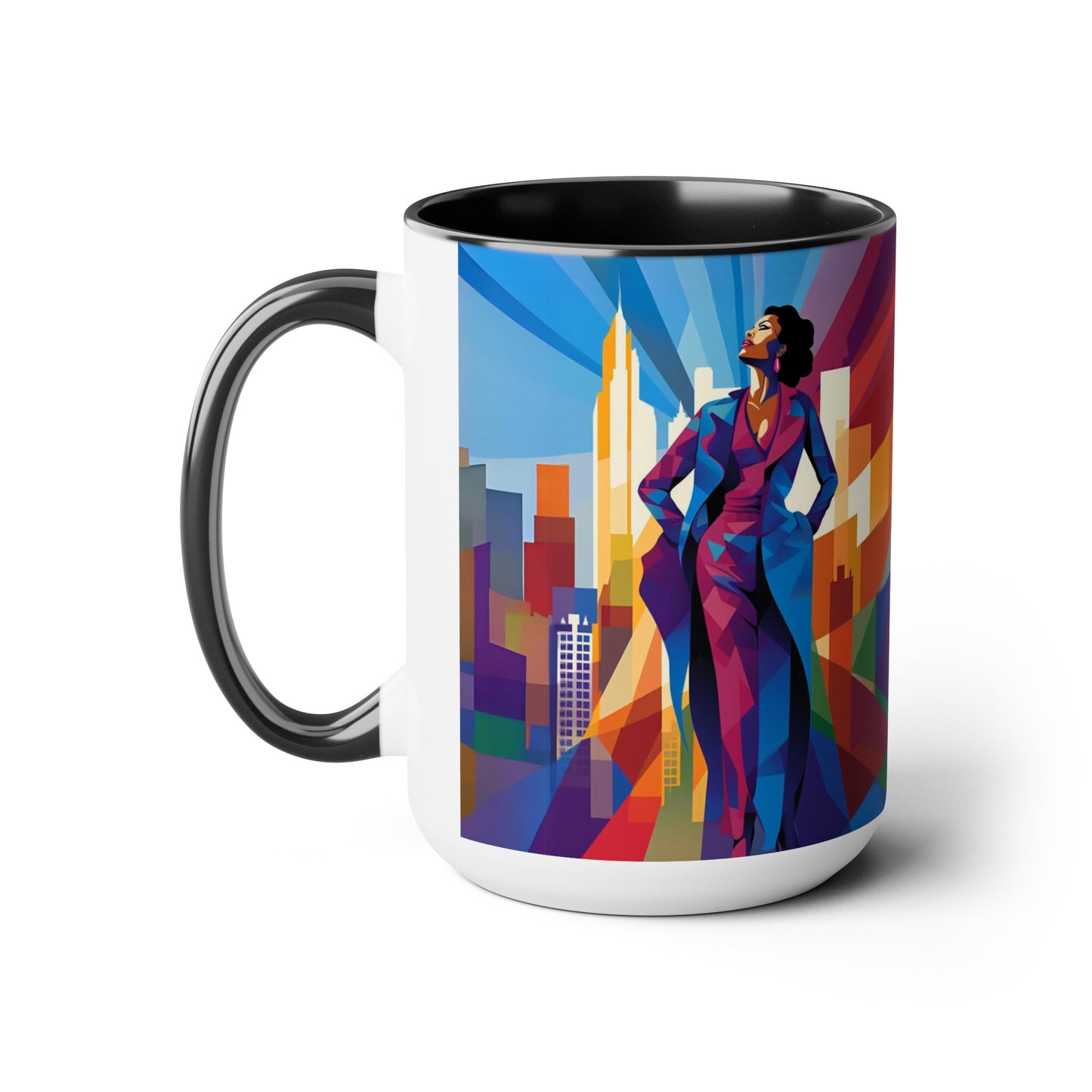 City Business Coffee Mug, 15oz