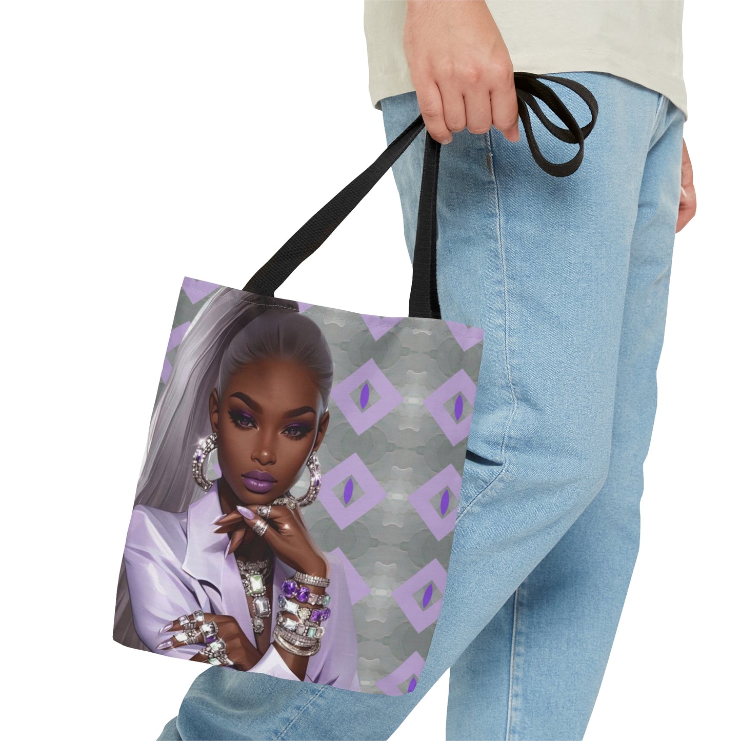Silver Fox Tote Bag
