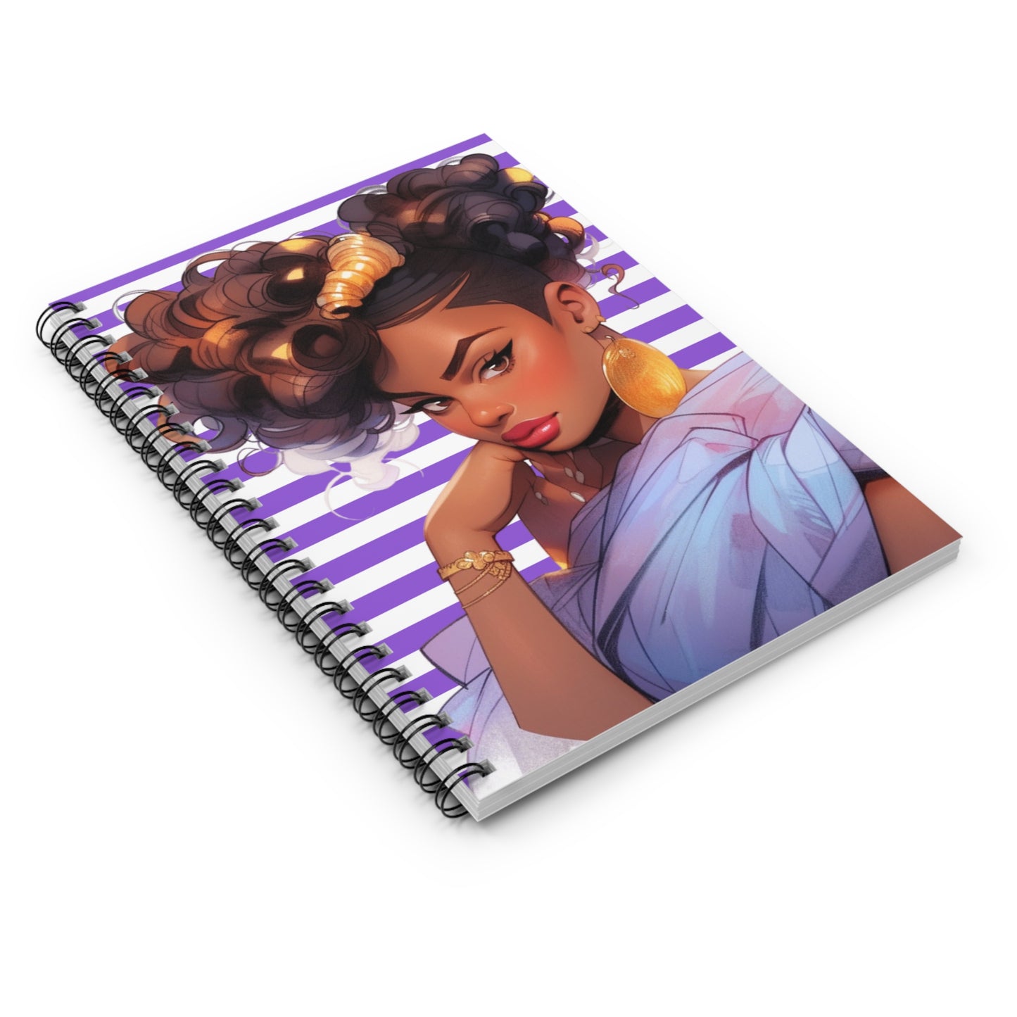 Lavender Beauty Spiral Notebook