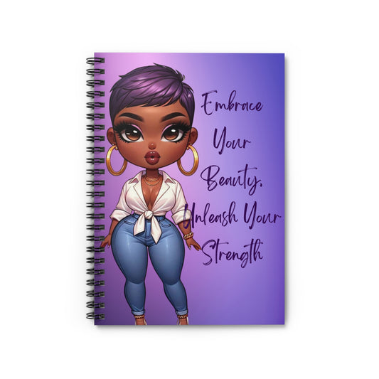 Embrace Your Beauty Spiral Notebook