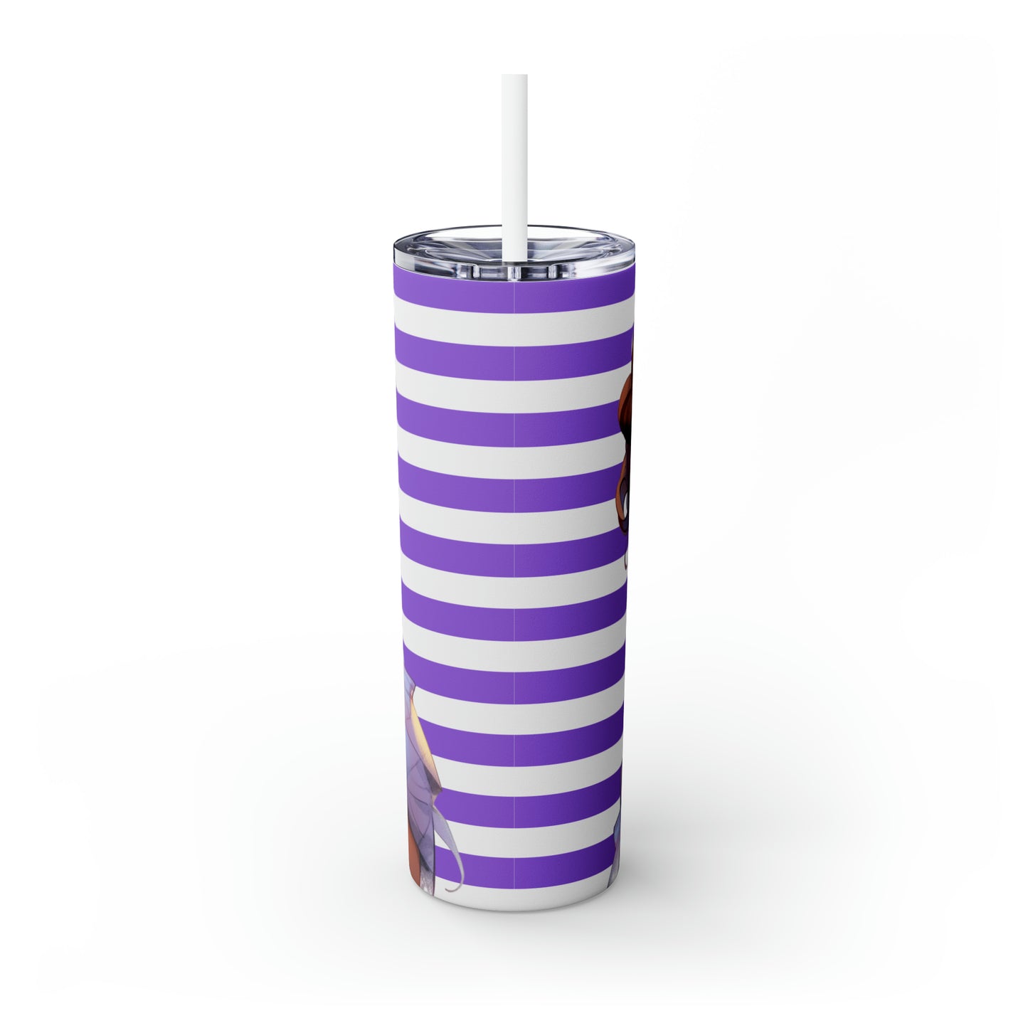 Lavender Beauty 20oz. Skinny Tumbler with Straw