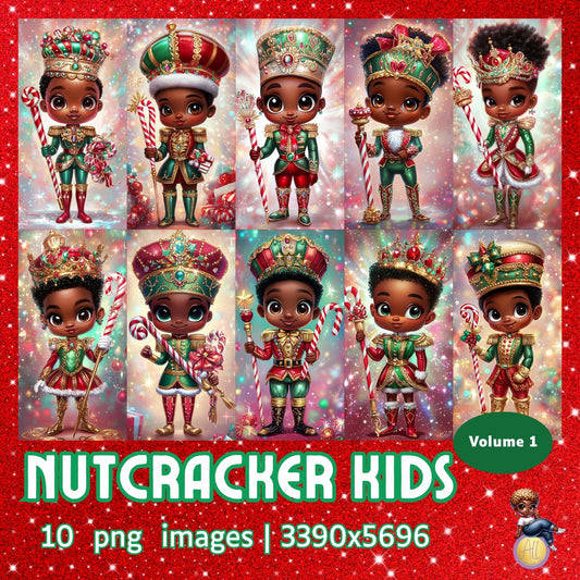 Nutcracker Kids | AI Art PNG Bundle Vol. 1