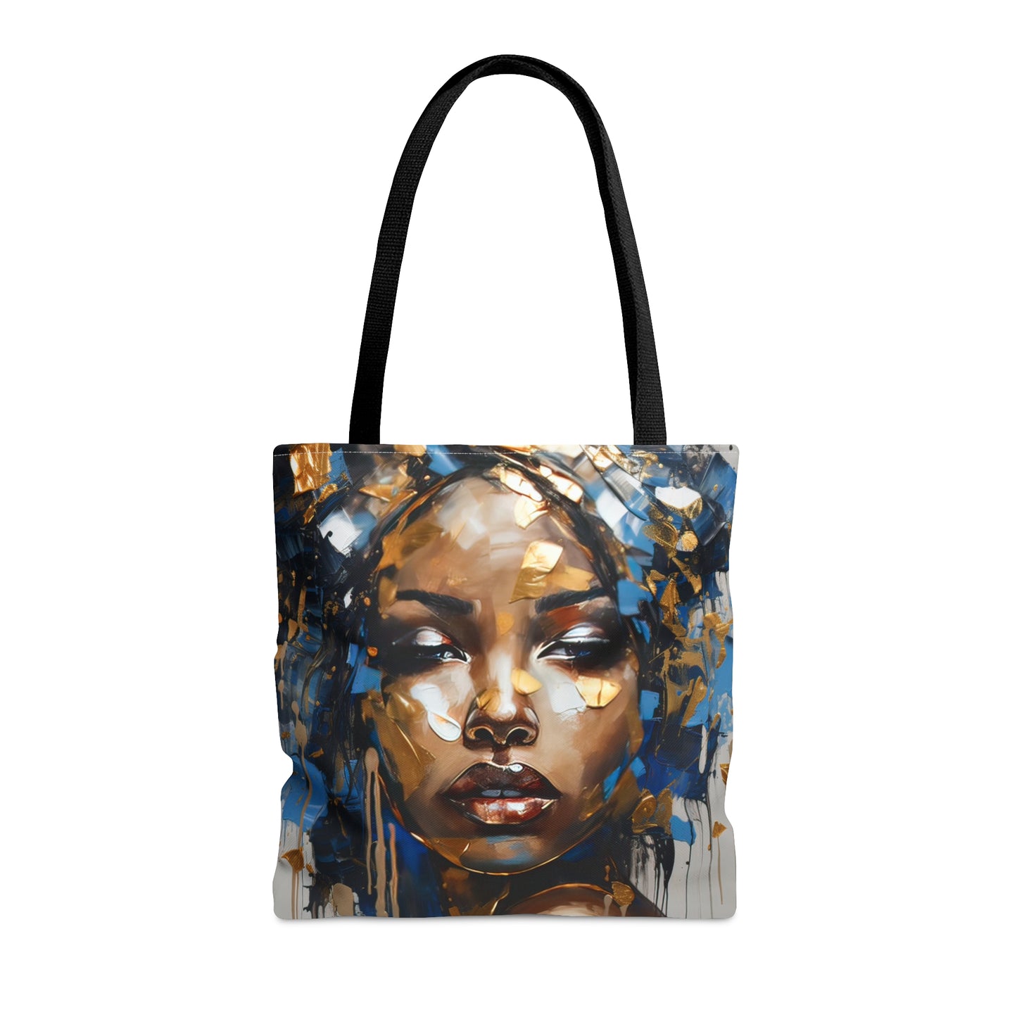 Abstract in Blue Tote Bag