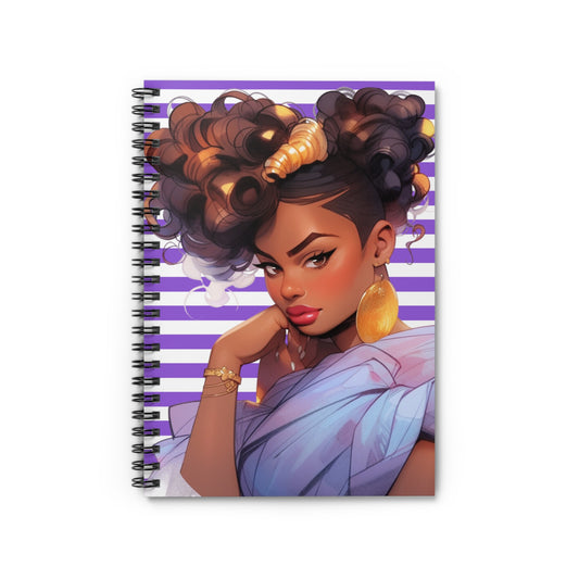 Lavender Beauty Spiral Notebook