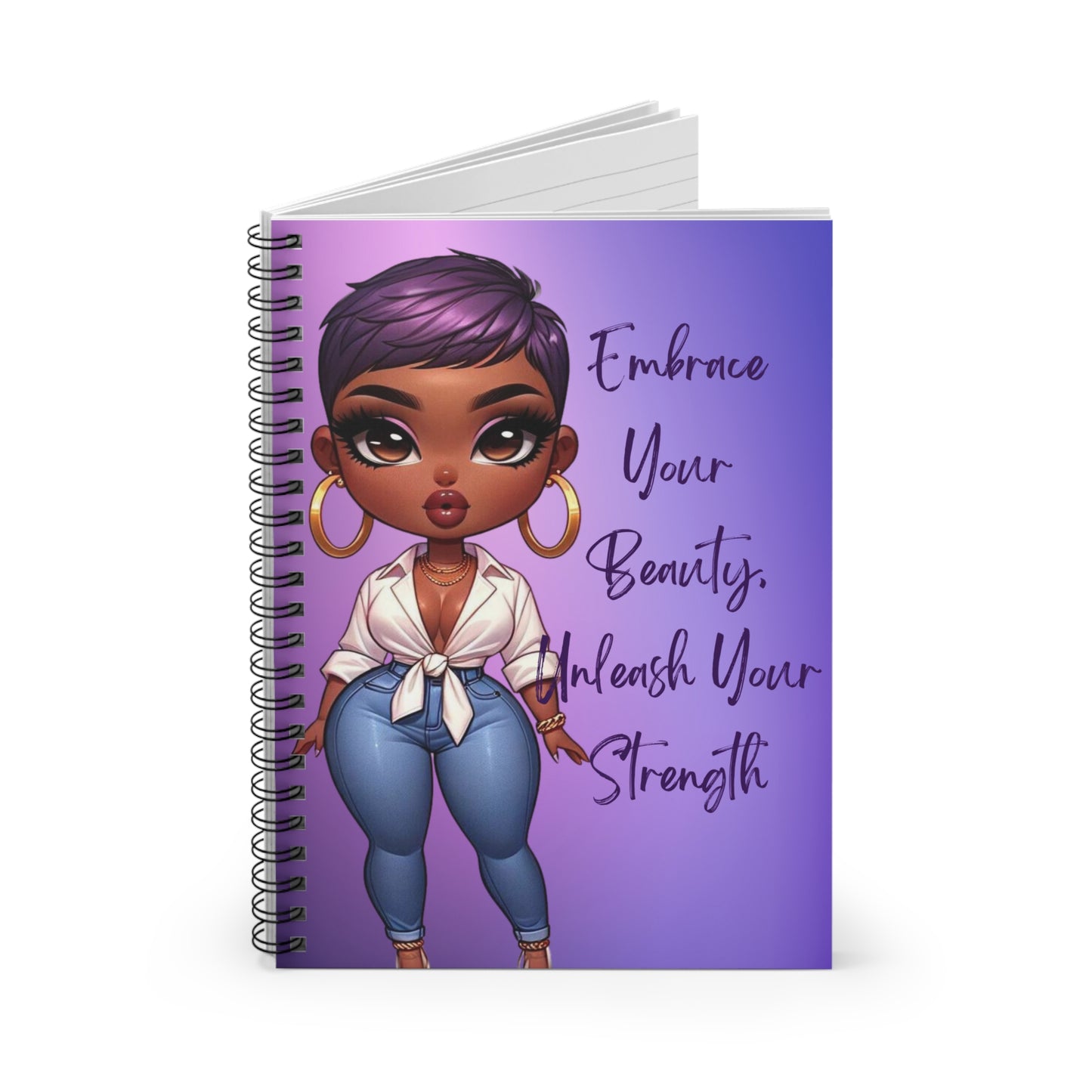 Embrace Your Beauty Spiral Notebook