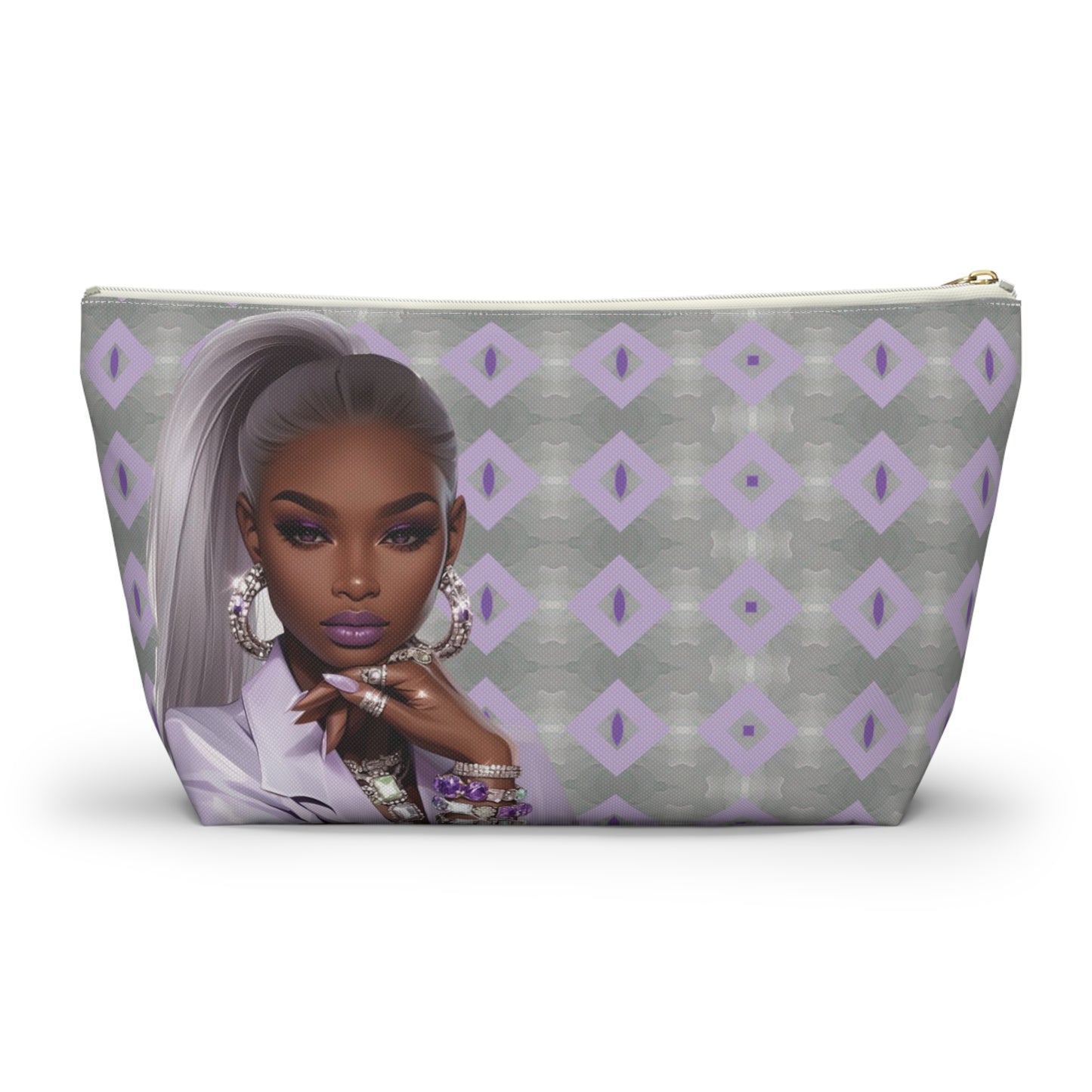 Silver Fox Cosmetic/Accessory Pouch