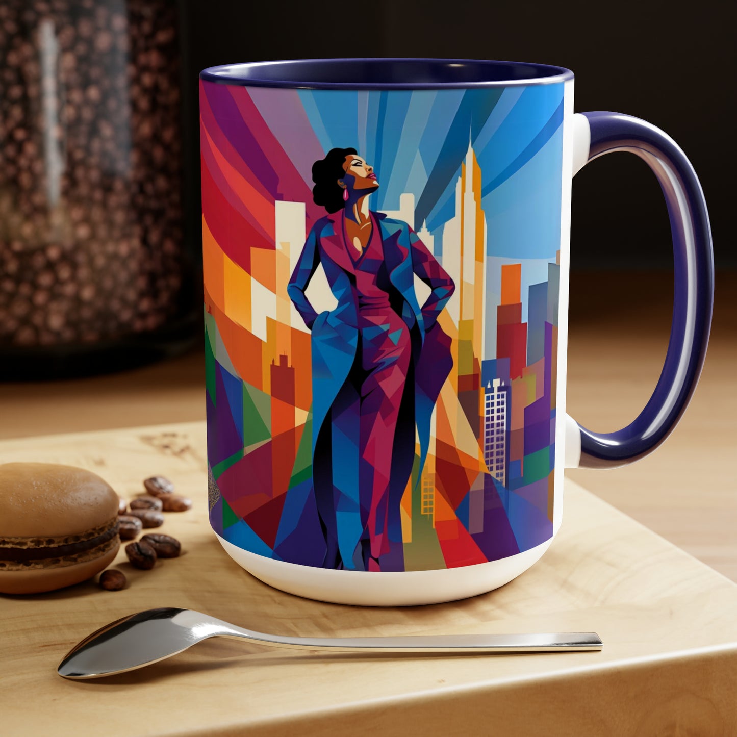 City Business Coffee Mug, 15oz