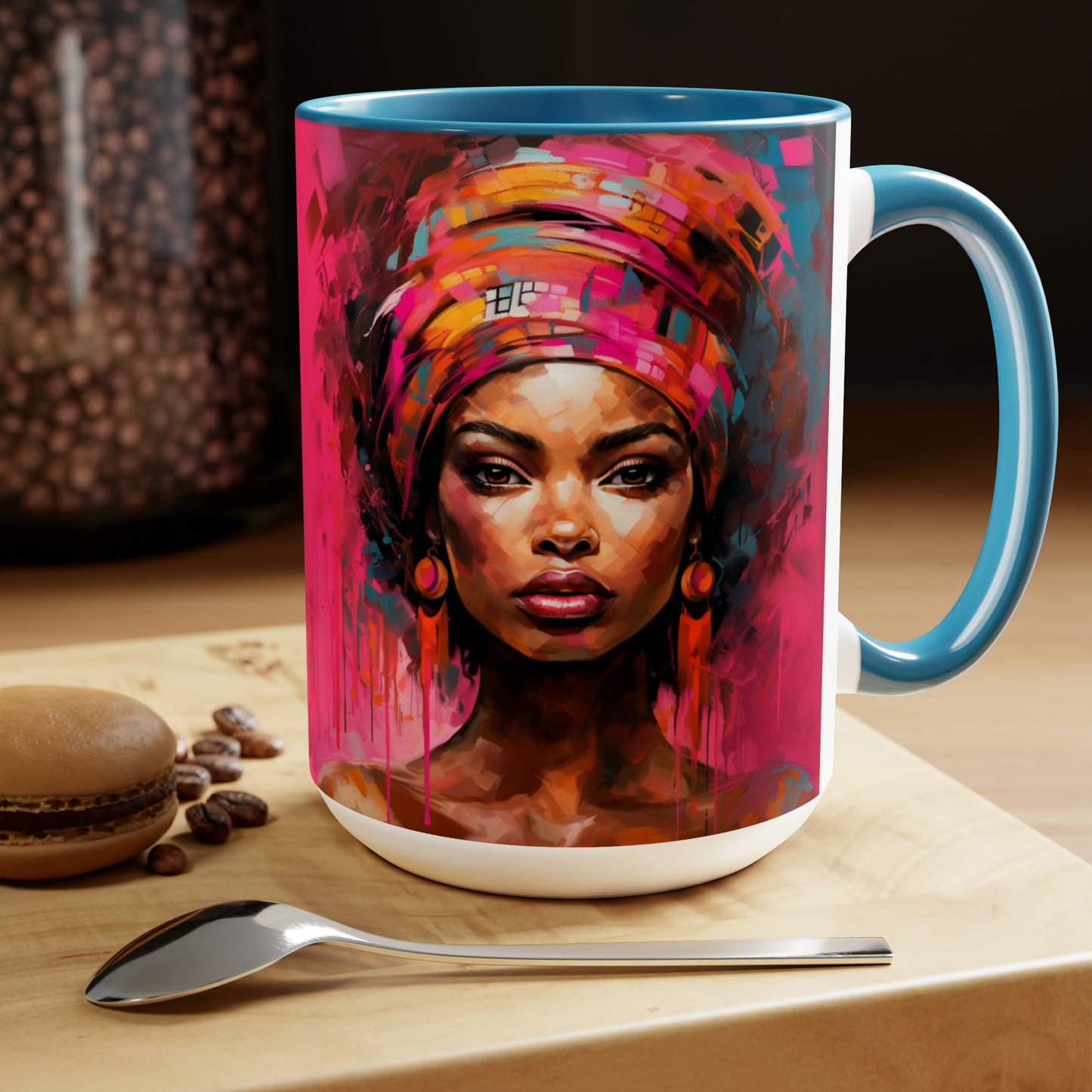 Captivating Pink Coffee Mug 15oz