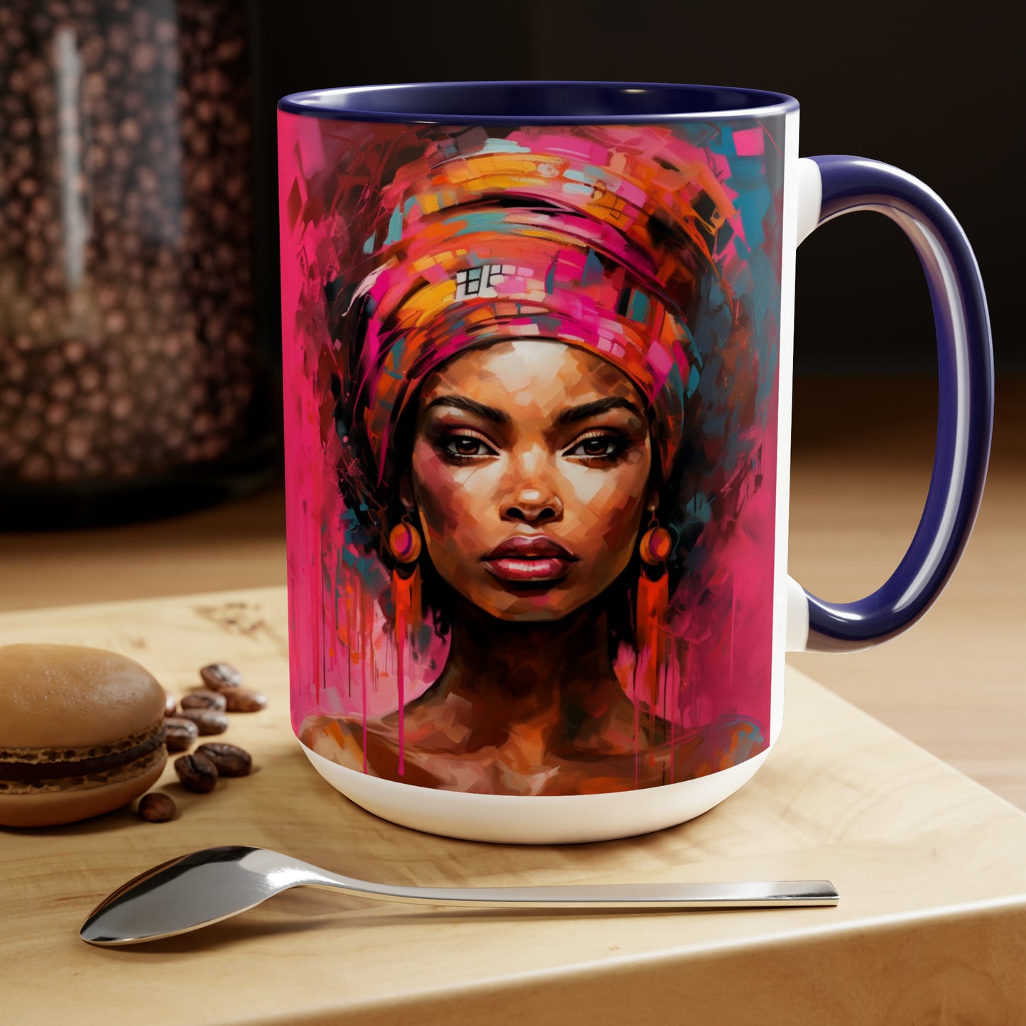 Captivating Pink Coffee Mug 15oz