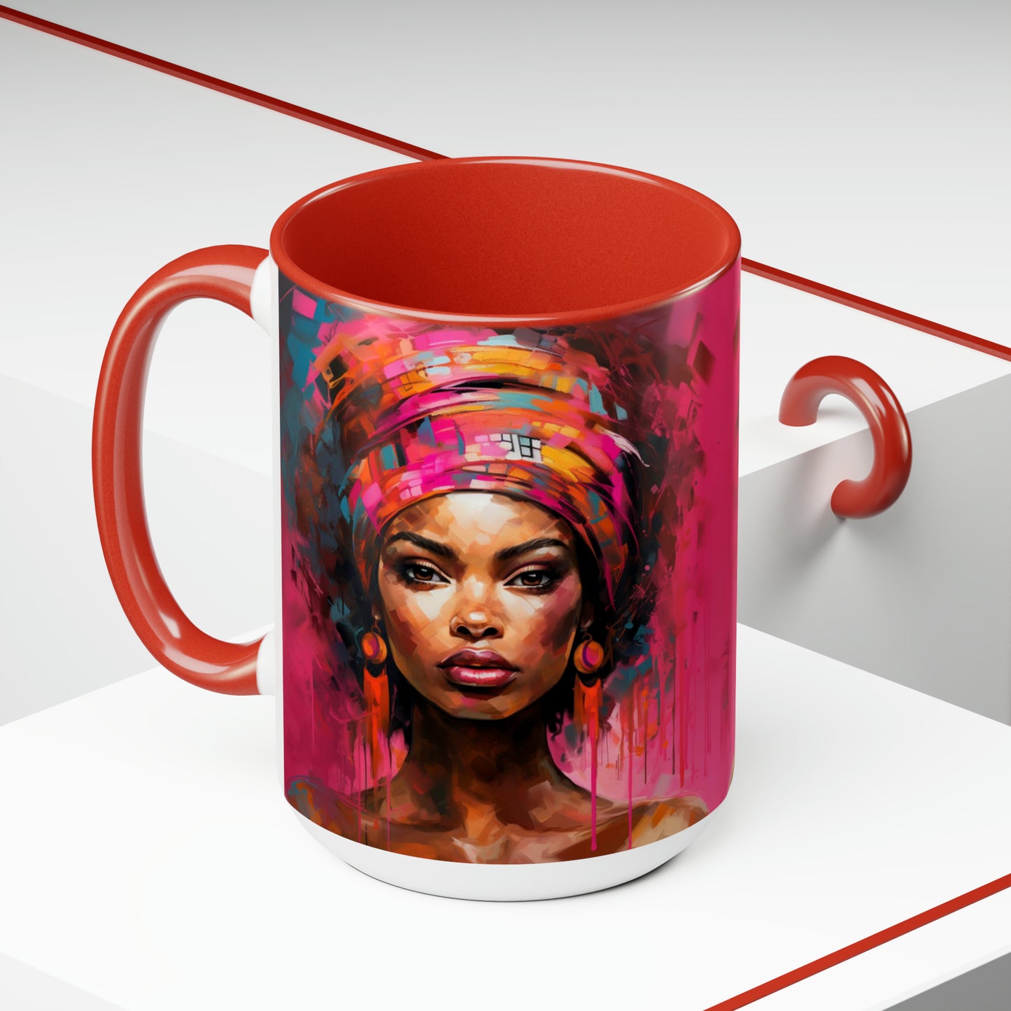 Captivating Pink Coffee Mug 15oz