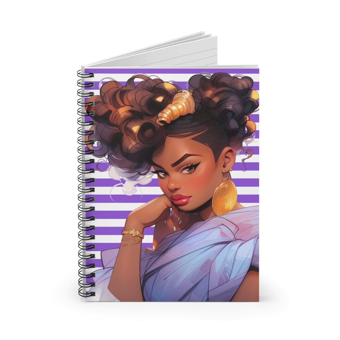 Lavender Beauty Spiral Notebook