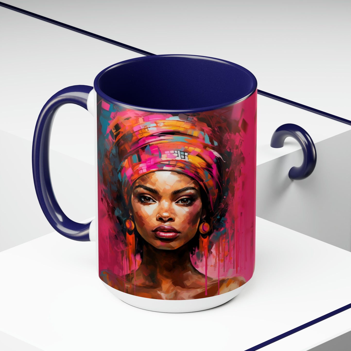 Captivating Pink Coffee Mug 15oz