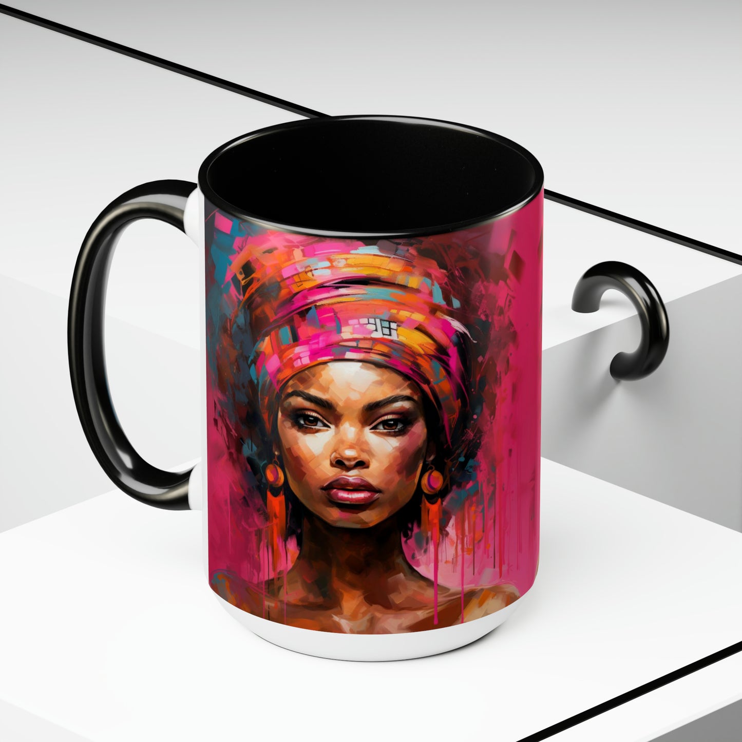 Captivating Pink Coffee Mug 15oz