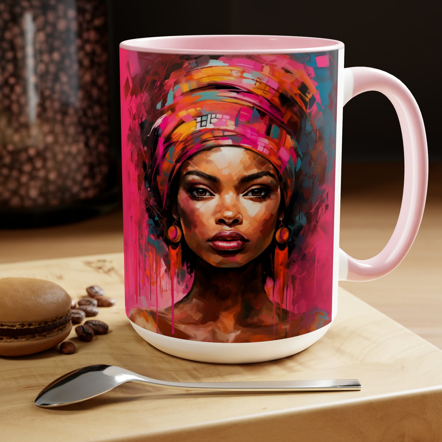 Captivating Pink Coffee Mug 15oz