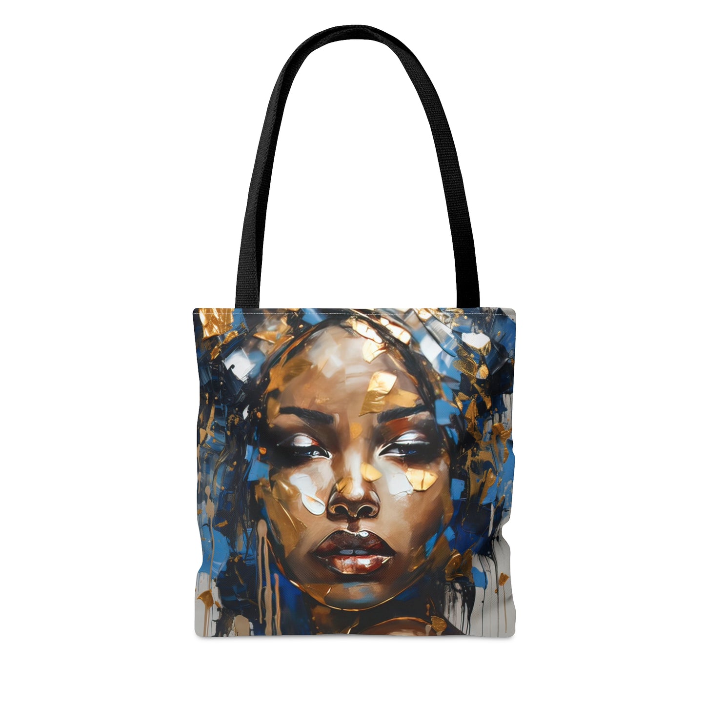 Abstract in Blue Tote Bag