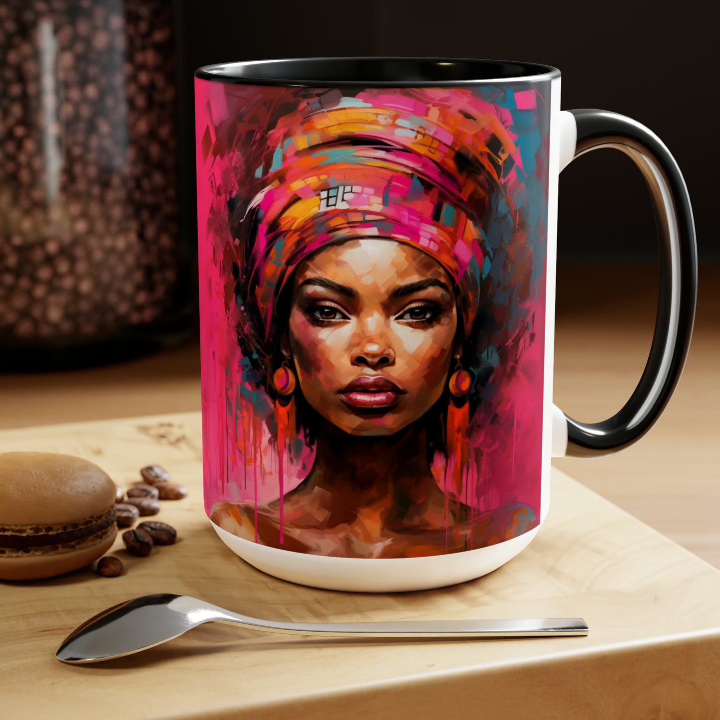 Captivating Pink Coffee Mug 15oz