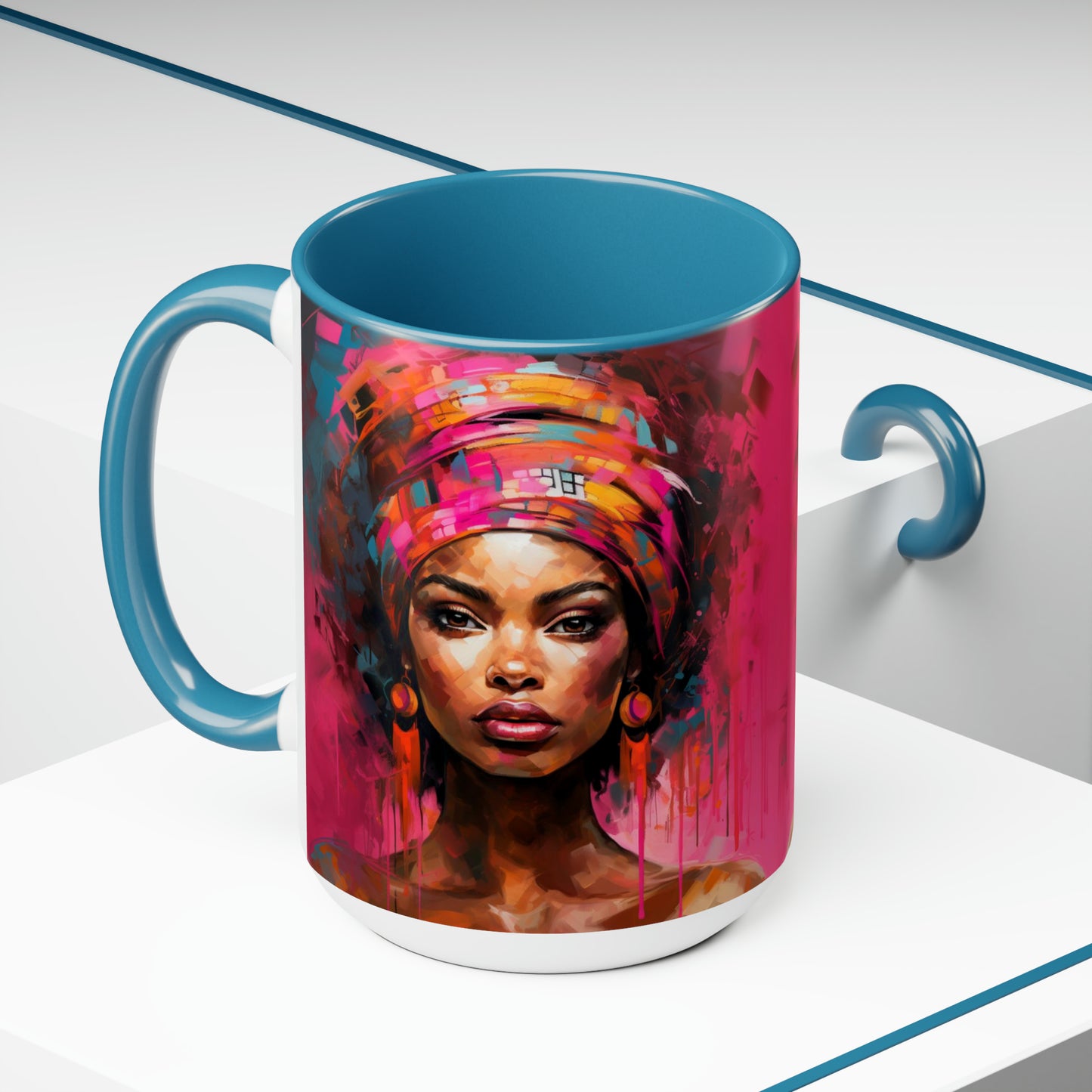 Captivating Pink Coffee Mug 15oz