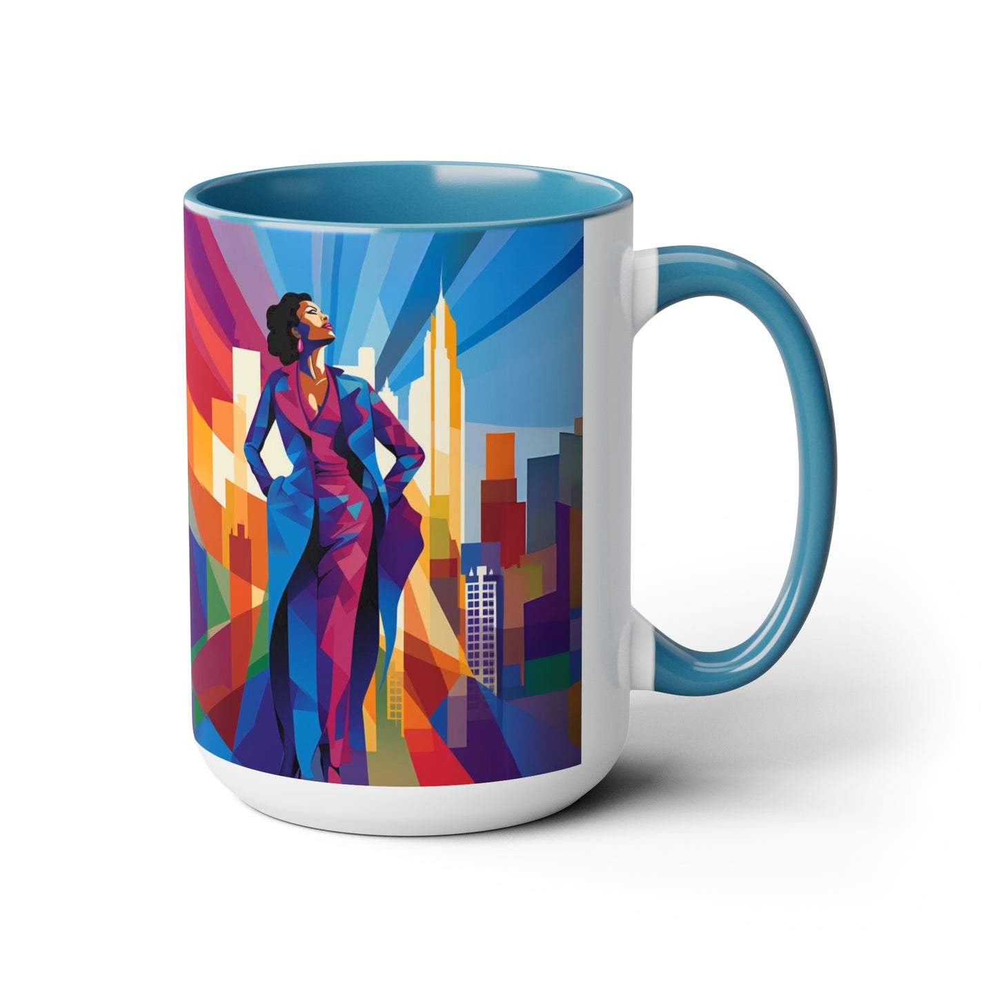 City Business Coffee Mug, 15oz
