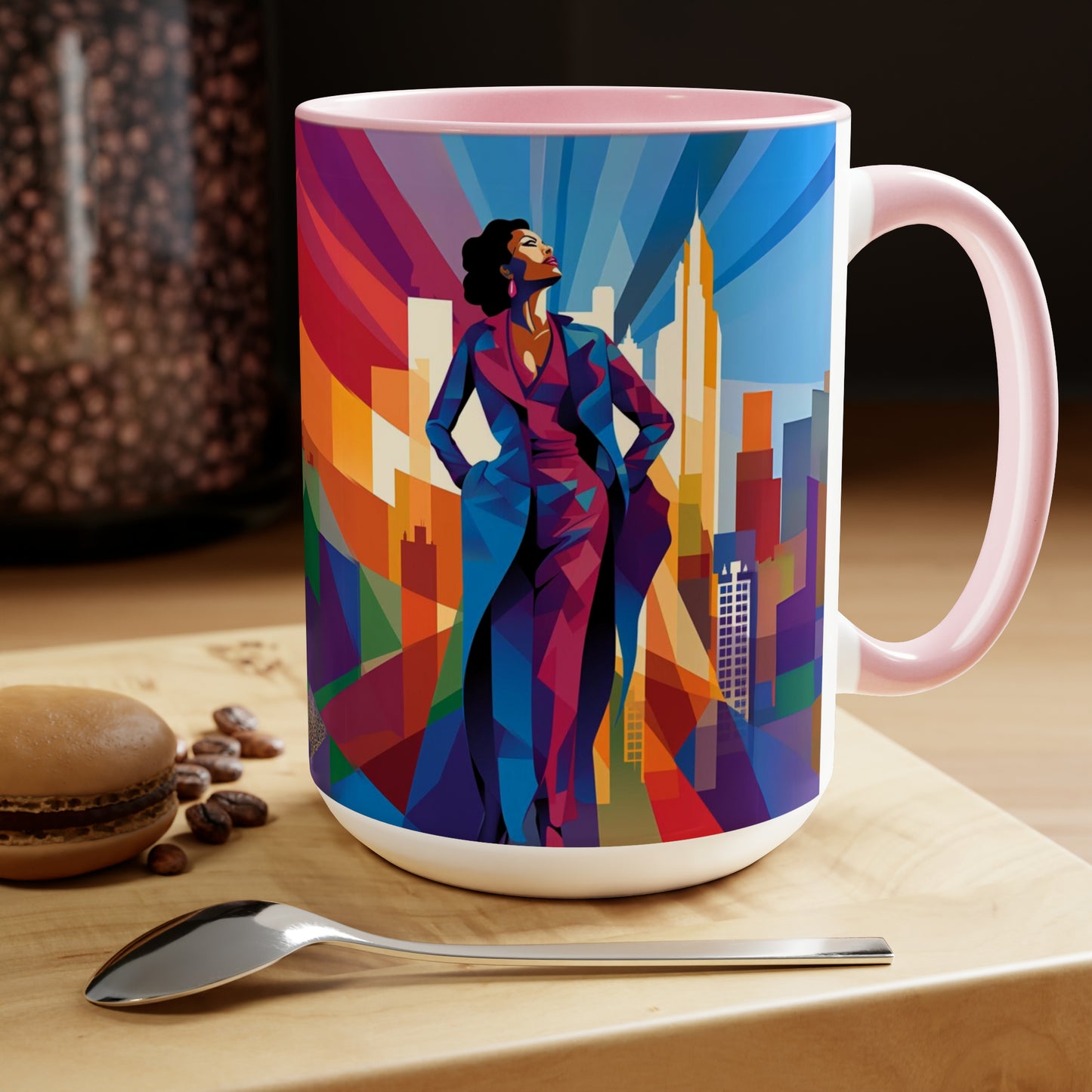 City Business Coffee Mug, 15oz