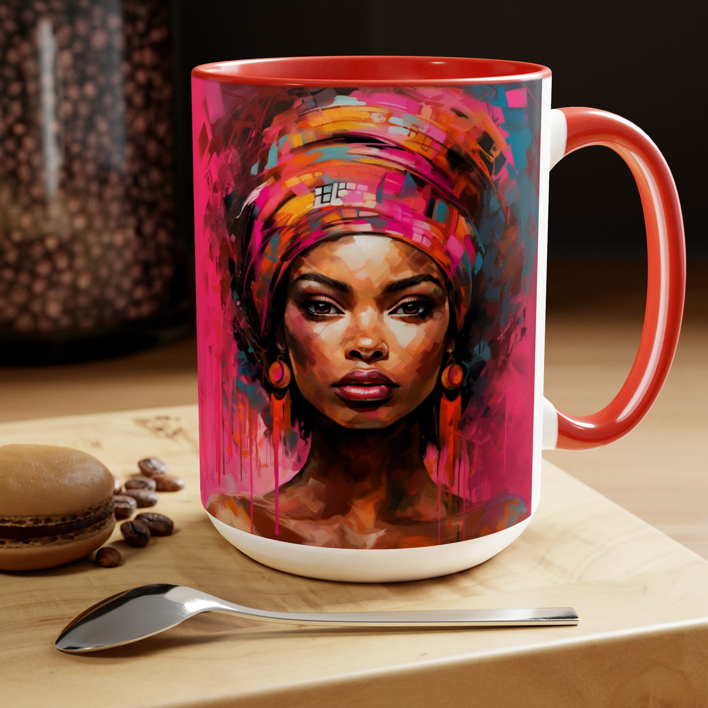 Captivating Pink Coffee Mug 15oz