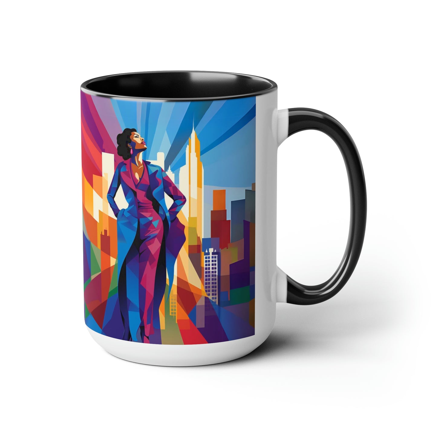 City Business Coffee Mug, 15oz