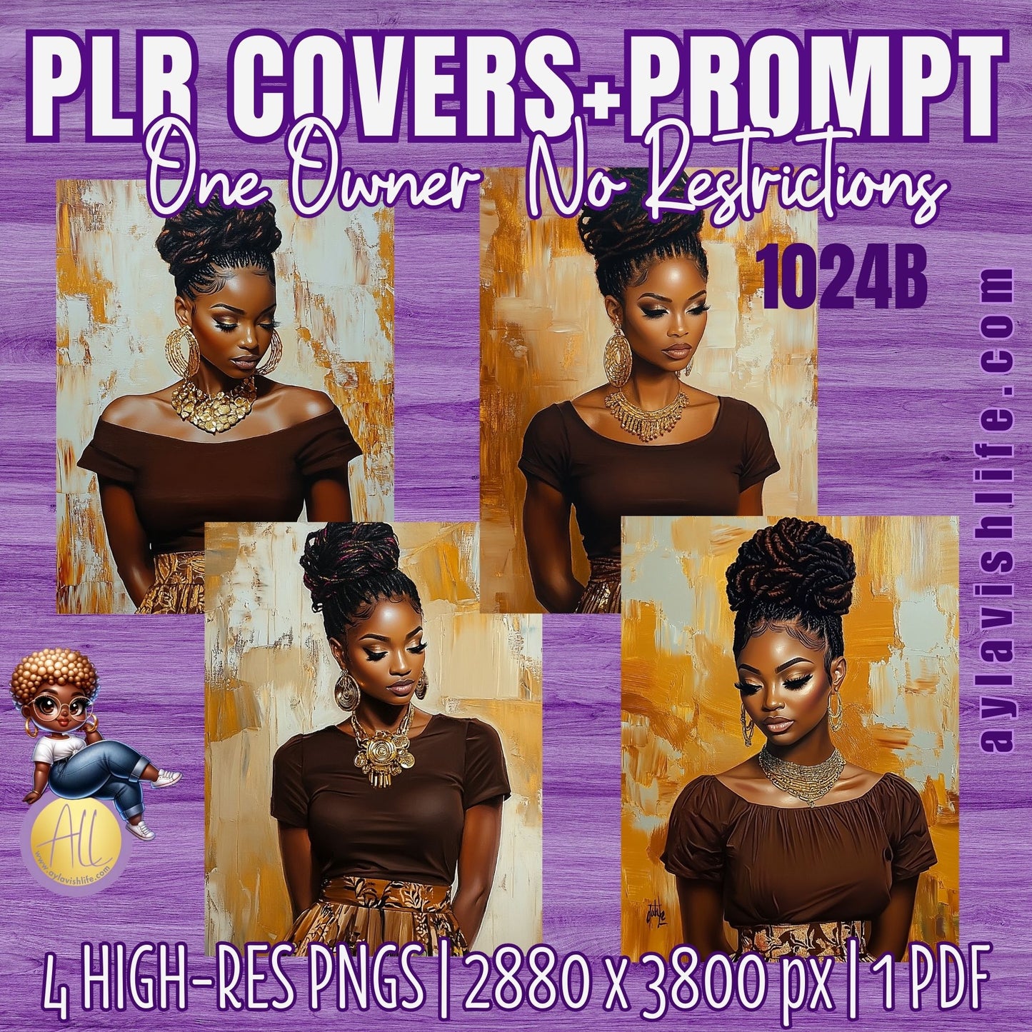 PLR (Private Label Rights) Journal Covers + Prompt | One Buyer | 1024B