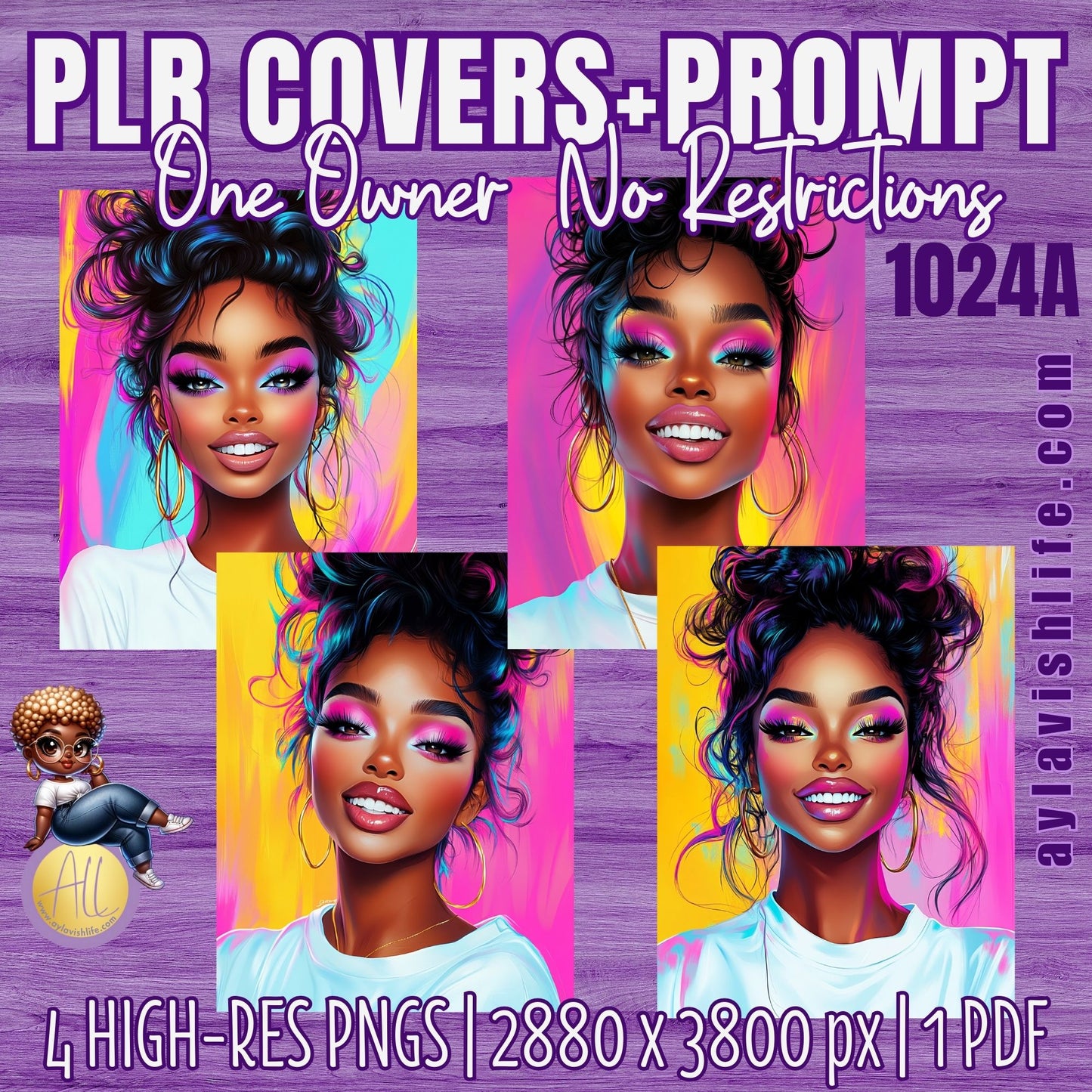 PLR (Private Label Rights) Journal Covers + Prompt | One Buyer | 1024A